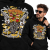 BLUZA Z KAPTUREM ANIMOWANA PIZZA GANGSTER